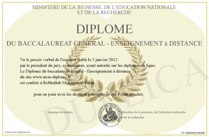 diplome a distance